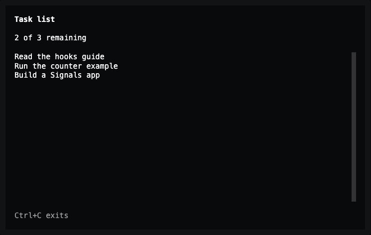 Lesson 2: the summary 2 of 3 remaining above the three task titles.
